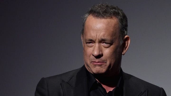 Disappointed Tom Hanks